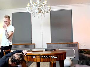 Tutor4k prankster hides glasses and fucks mature woman nicely