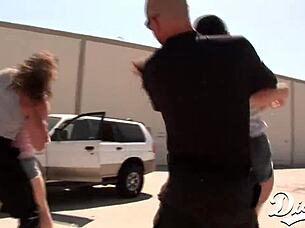 Blonde And Brunette Swallow Cock In Threesome?