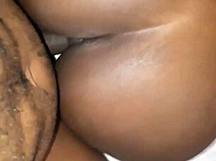 Does the amateur black female get fucked doggystyle bent over?