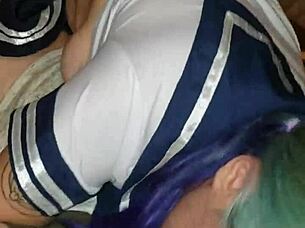 este chuino me taladro muy rico por mi vagina asta que se corrio adentro