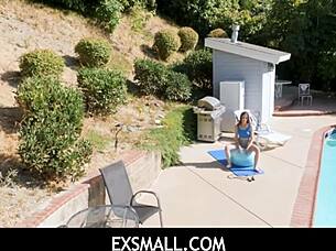 exsmall 18+ brad newman pummels lily glees tight wet coochie!