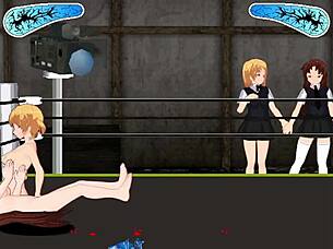 Princess Nina Fights Karin in Lesbian Catfight, Who Will Dominate?