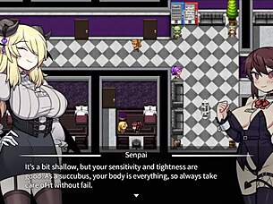 corporate succubus gets fingered and bound in hentai part 6