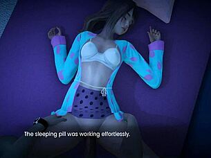 Game Agent 17 in anime hentai adventure