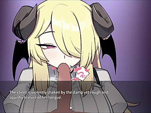 corporate succubus gets fingered and bound in hentai part 6