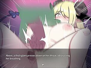 corporate succubus gets fingered and bound in hentai part 6