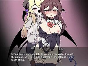 corporate succubus gets fingered and bound in hentai part 6