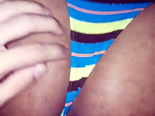 beautiful brunette in thong gets assfucked with big cock and cumshot in public 😈