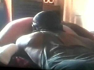 Ebony girlfriend orgasms from doggystyle with boyfriend