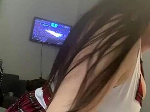 emma kohn shakes her big natural tits while dancing seductively