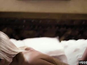 I caught my stepmom getting pussy penetration