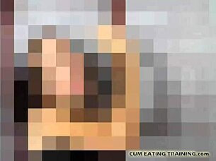 You are going to eat your cum for me