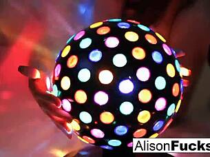 Alison Tyler Dances As A Disco Ball Babe