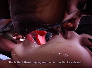 Chun Li feels intense pleasure in this hentai 3D scene with a big cock.