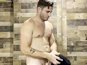 Naked Laundry Folding