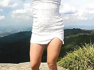 Sexo Nas Montanhas Da Pedra Grande Aventura Deliciosa Ao Ar Livre.