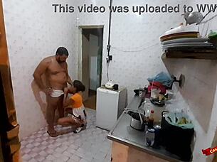 Fucking my stepdaughter in the kitchen, anal with teen 18+ latina, oops