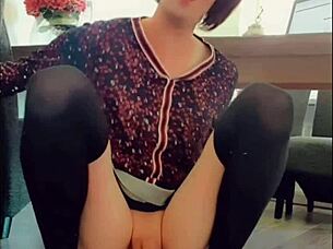 annemieke takes the cock deep in her ass with toys and moaning 😍