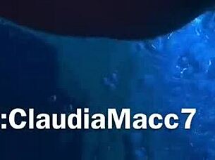 thomas j gets a cumshot on claudia macc's wet pussy in wellness