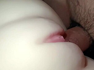 Inserting into pink pussy up close, so cute with toys! 🥰