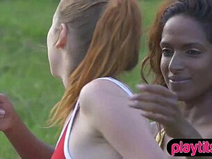 Romantic interracial lesbian encounter PLUS cappuccino