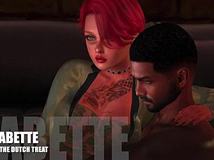 Dutch Redhead Cartoon Girl Takes Monster Cock