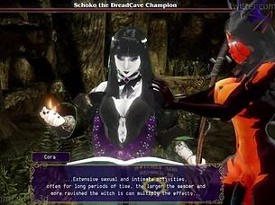 in this fantasy, a female embarks on a fetch quest with a futanari partner