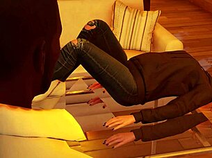 Stepdaughter's Rough Double Penetration and Anal Adventures