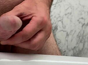 me masturbating to orgasm with close-up cumshot
