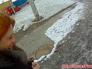 Euro redhead picked up and fucked on hidden cam 😏