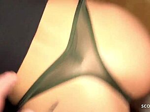 Watch delicate teen Julia Juice in amateur threesome with two old guys!