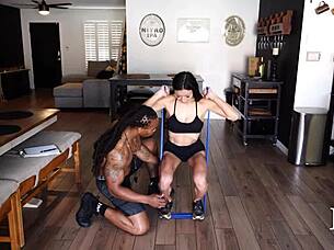 Can you work out this skinny slut with your big black cock in doggystyle?