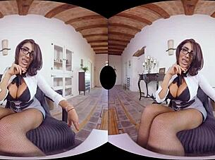 virtualrealporn remote interview goes wild