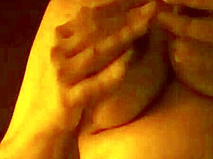 horny slut with perfect body can't take it, she masturbates and cums hard