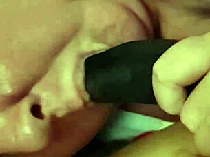 Amateur Wife Gives Nylon Blowjob In BBW Fun