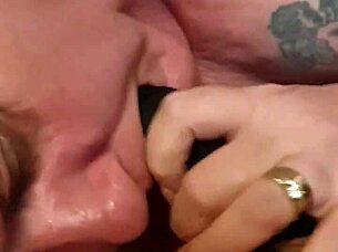Amateur Wife Gives Nylon Blowjob In BBW Fun