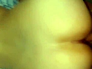 Latina Amateur Bent Over for Doggystyle Cumshot Unaware of Recording