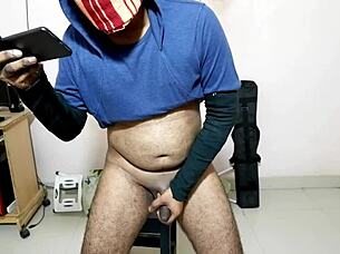 getting too close to my dick while watching porn on mobile