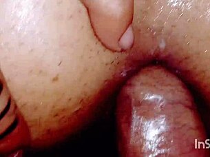 goza dentro amor, anal sex with no better lubricant, fucking hard