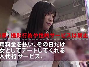 Asian amateur with big shaved tits giving suggestive blowjob in full version