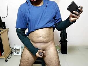 getting too close to my dick while watching porn on mobile