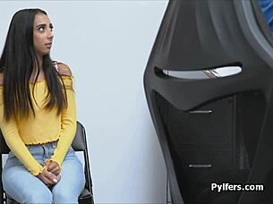 Sexy Indian American Thief Busted and Fucked