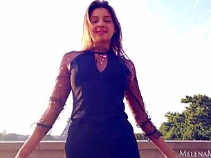Melena Maria Rya Enjoys Public Outdoor Scenes In Paris