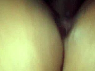 black guy fucking hot mulata in interracial creampie