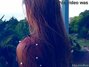 Melena Maria Rya Enjoys Public Outdoor Scenes In Paris