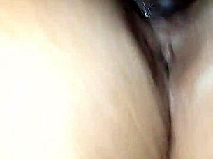 black guy fucking hot mulata in interracial creampie