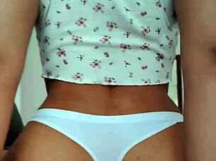 Hot young 18+ girl sitting on cock