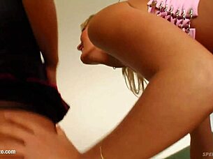 Anna and Sabina B swap cum in threesome!