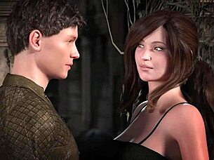 Anime Threesome In Church