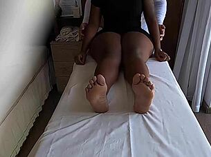 wife sneaks tantric massage and fucks stranger?